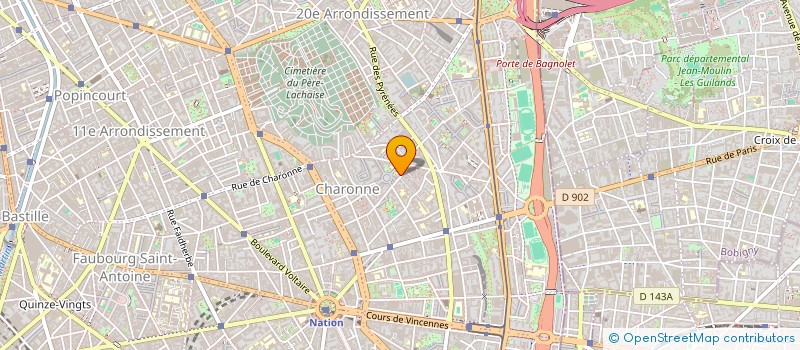 localisation de l'entreprise C.S.A  PARIS