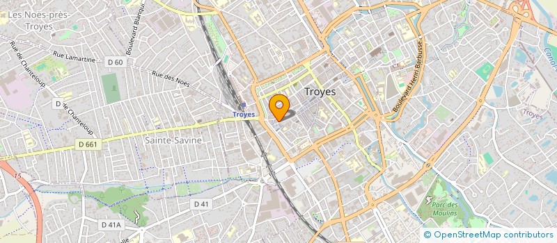 localisation de l'entreprise C.S.A SUPER MARCHE DE TROYES à TROYES