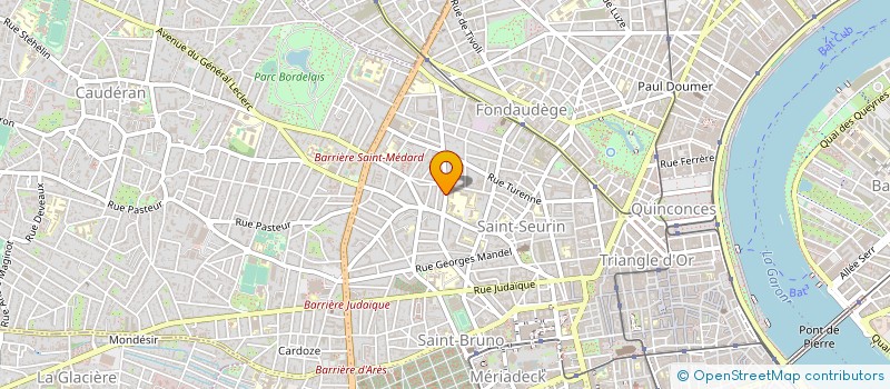 localisation de l'entreprise C.S.A. TP à BORDEAUX