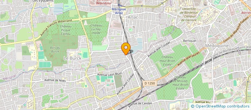 localisation de l'entreprise C & S ACCOMPAGNEMENT  MERIGNAC