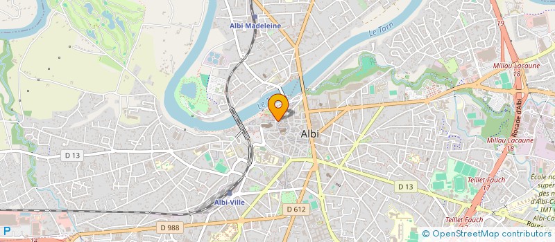 localisation de l'entreprise C.S.B. à ALBI
