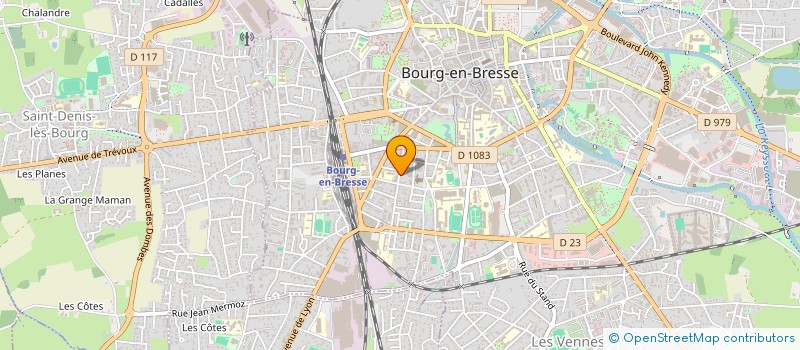 localisation de l'entreprise C.S.B.S à BOURG-EN-BRESSE