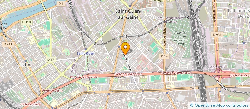 localisation de l'entreprise C S B T STE D'EXPERTISE COMPTABLE à SAINT-OUEN-SUR-SEINE