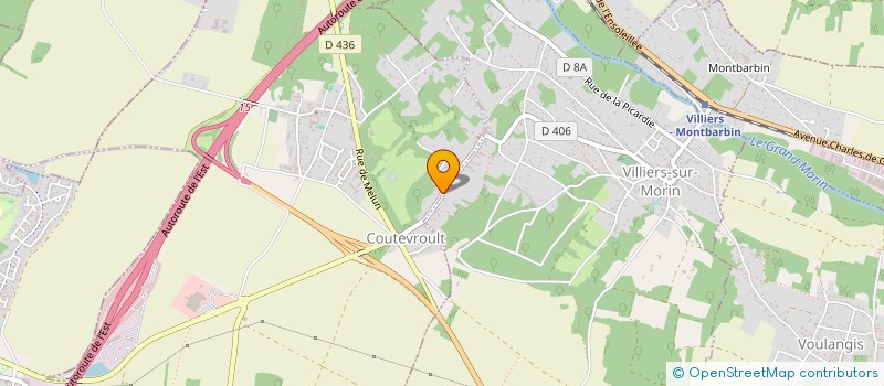 localisation de l'entreprise C.S.C. à COUTEVROULT