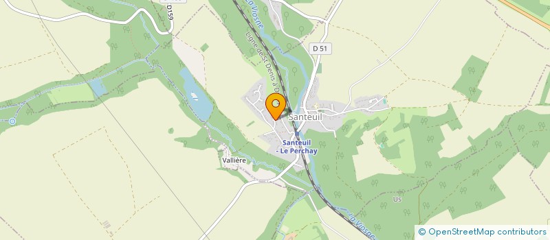 localisation de l'entreprise C.S.C.E HOLDING  SANTEUIL