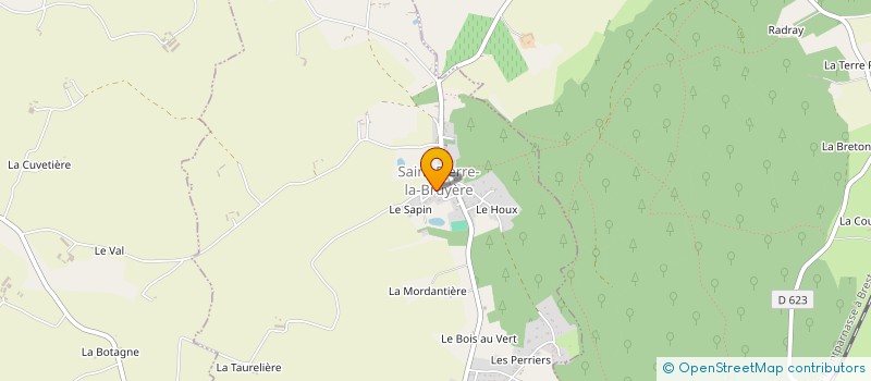 localisation de l'entreprise C.S.C.L. à SAINT-PIERRE-LA-BRUYERE