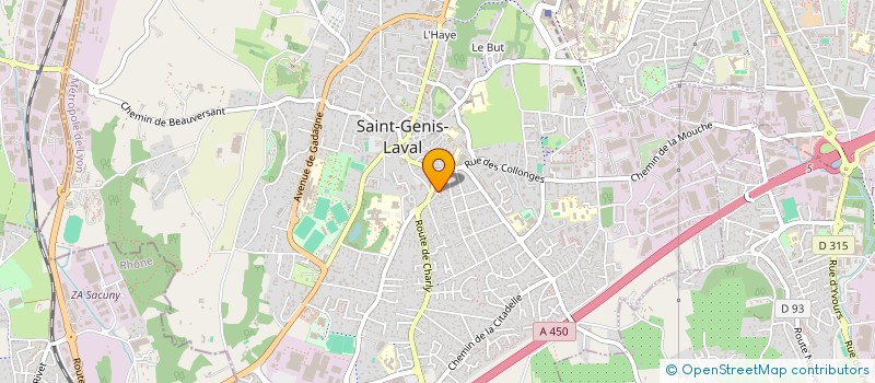 localisation de l'entreprise C & S COMPETENCES ET SERVICES à SAINT-GENIS-LAVAL