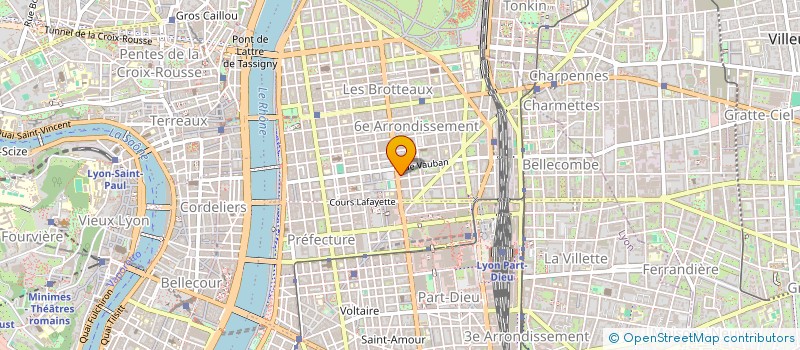 localisation de l'entreprise C+S / CONSEIL+STRATEGIE à LYON