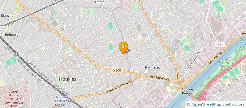 localisation de l'entreprise C.S. CONSEILS à HOUILLES