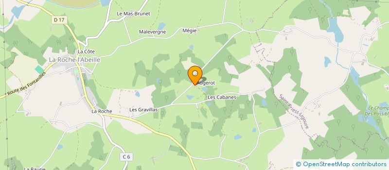 localisation de l'entreprise C&S COUFFY à LA ROCHE-L'ABEILLE