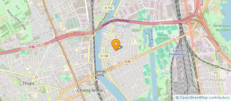 localisation de l'entreprise C&S DATA ENGINEERING  CHOISY-LE-ROI