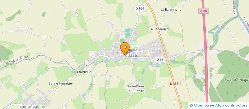 localisation de l'entreprise C.S. DISTRIBUTION  LA GUIERCHE