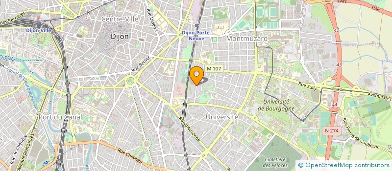 localisation de l'entreprise C.S.E  DIJON