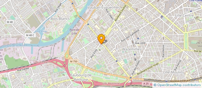 localisation de l'entreprise C.S ELEC à LILLE