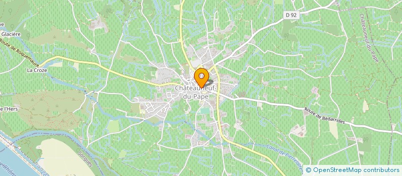 localisation de l'entreprise C.S.F. LEITES à CHATEAUNEUF-DU-PAPE