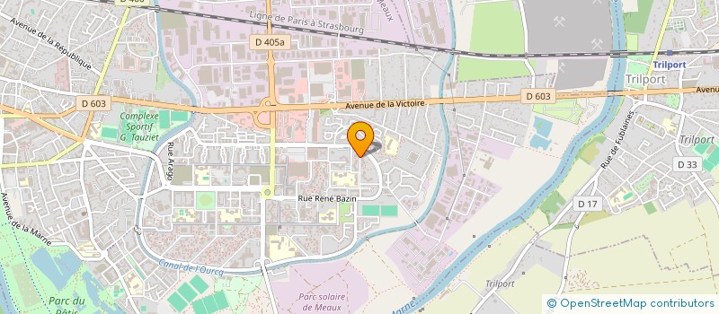 localisation de l'entreprise C.S FIBRE à MEAUX