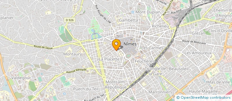 localisation de l'entreprise C.S.G.C à NIMES