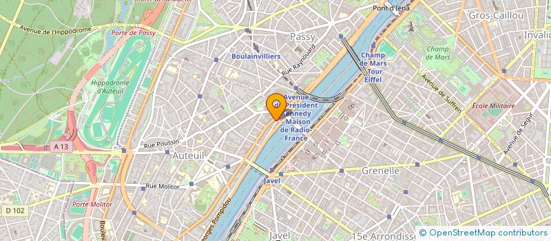 localisation de l'entreprise C.S.H  PARIS