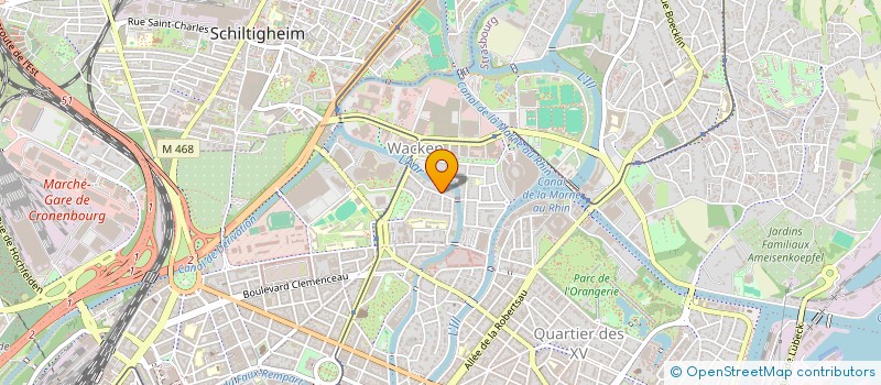 localisation de l'entreprise C&S HOLDING  STRASBOURG