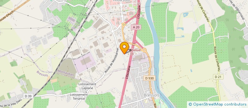 localisation de l'entreprise C.S.I. à MONTAUBAN