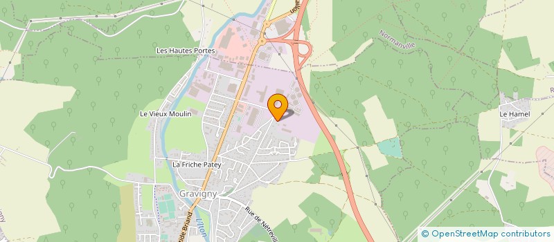 localisation de l'entreprise C.S.I. TRAVAUX PUBLICS à GRAVIGNY