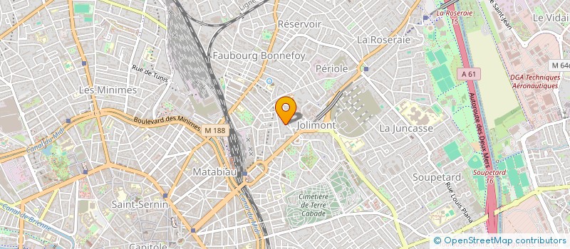 localisation de l'entreprise C.S.J.2 à TOULOUSE