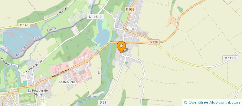 localisation de l'entreprise C.S.L.O à OULINS
