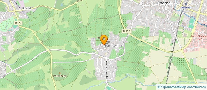 localisation de l'entreprise C&S LIVING  BERNARDSWILLER