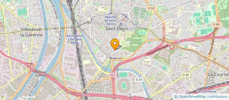 localisation de l'entreprise C. S. LOCATION  SAINT-DENIS