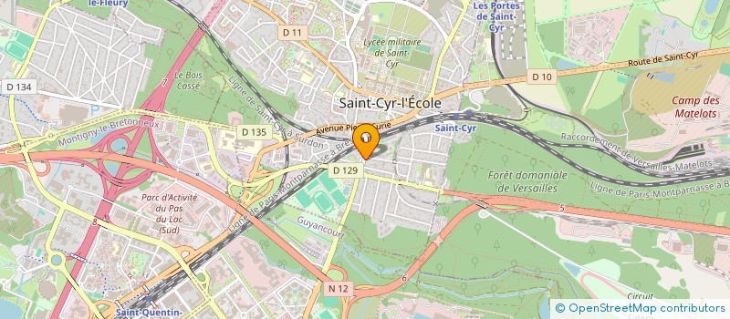 localisation de l'entreprise C&S LOURENCO à SAINT-CYR-L'ECOLE