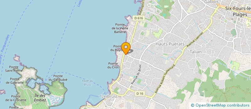 localisation de l'entreprise C S M à SIX-FOURS-LES-PLAGES