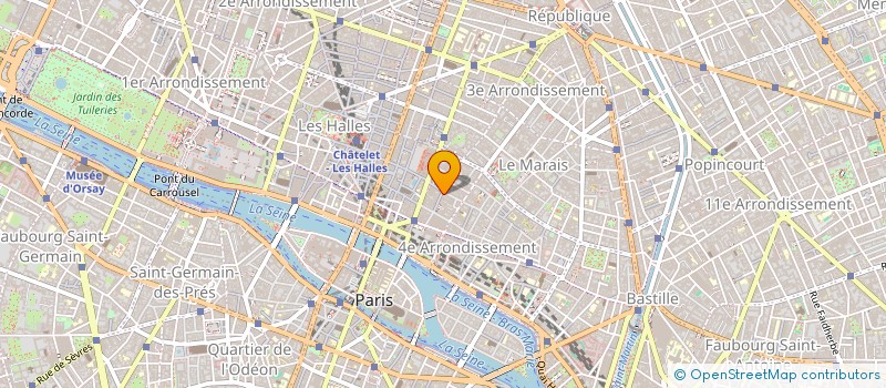 localisation de l'entreprise C.S.M.  PARIS