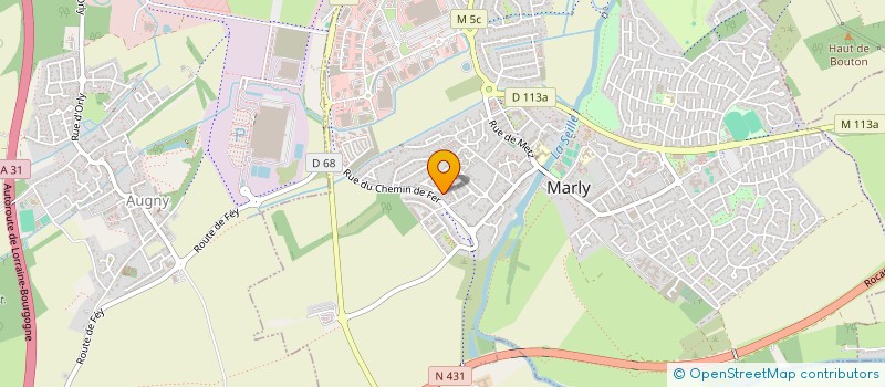 localisation de l'entreprise C.S.M.J.  MARLY