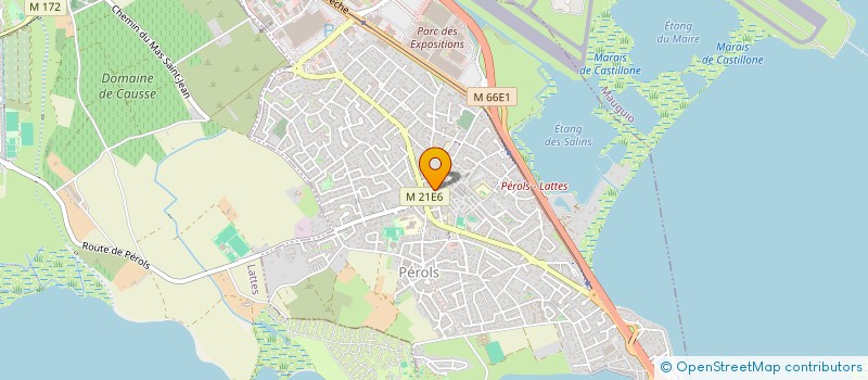 localisation de l'entreprise C.S. OFFICE  PEROLS