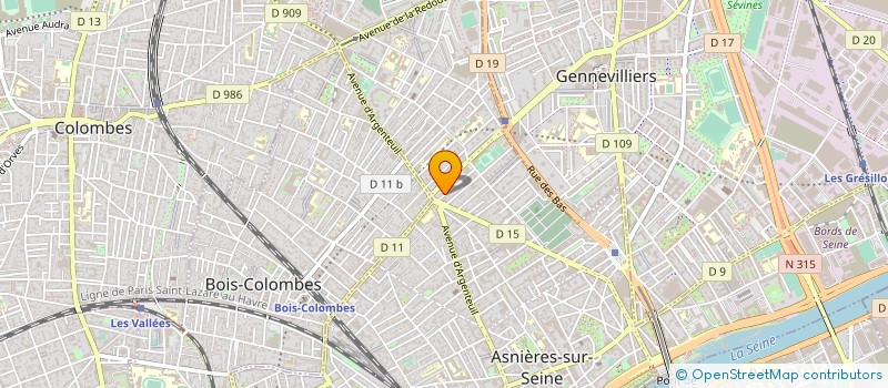 localisation de l'entreprise C.S.P. à ASNIERES-SUR-SEINE