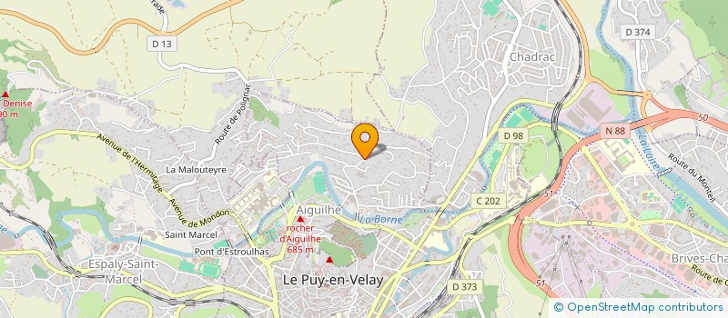 localisation de l'entreprise C.S.P  AIGUILHE