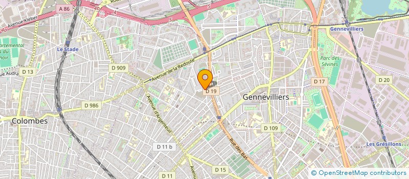localisation de l'entreprise C.S.P.P. à ASNIERES-SUR-SEINE