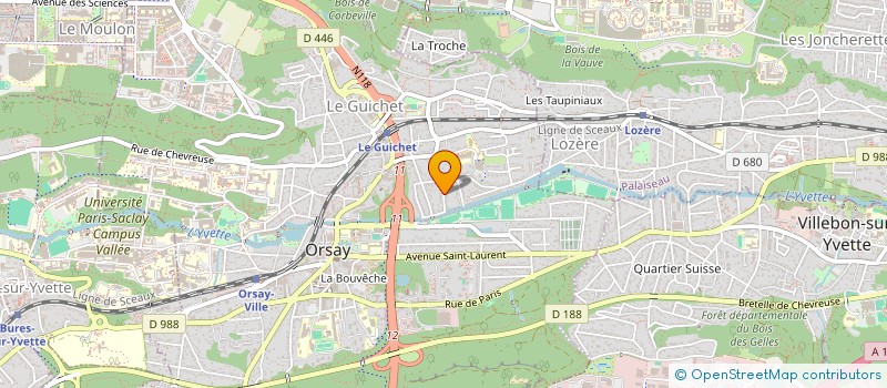 localisation de l'entreprise C&S RENTALS  SACLAY
