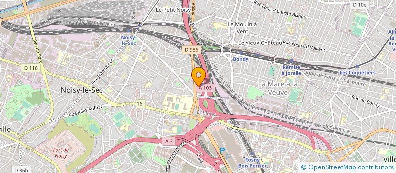localisation de l'entreprise C S T I  BONDY
