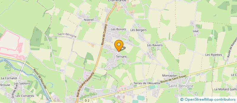 localisation de l'entreprise C.S.T.I. à SAINT-BENIGNE