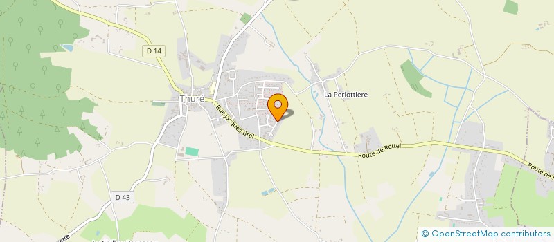 localisation de l'entreprise C S T P à THURE