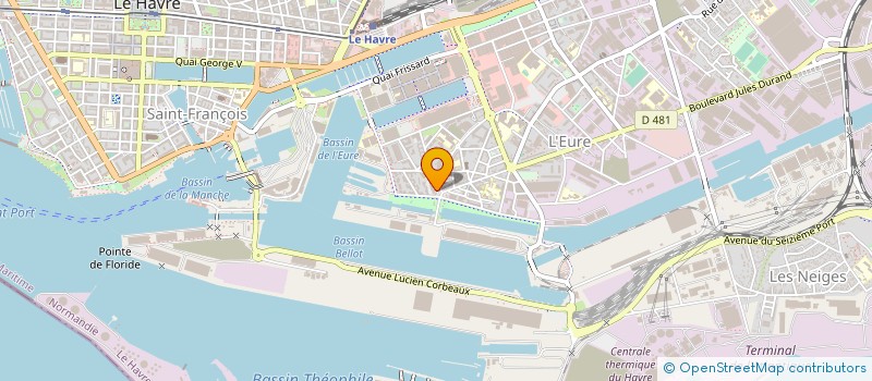 localisation de l'entreprise C.SAM à LE HAVRE