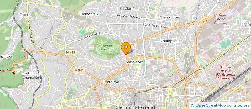 localisation de l'entreprise C SAM S&R  CLERMONT-FERRAND