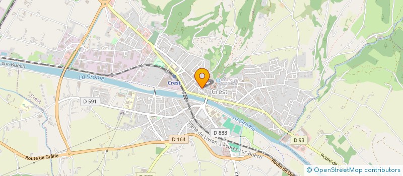 localisation de l'entreprise C'SAMBA  CREST