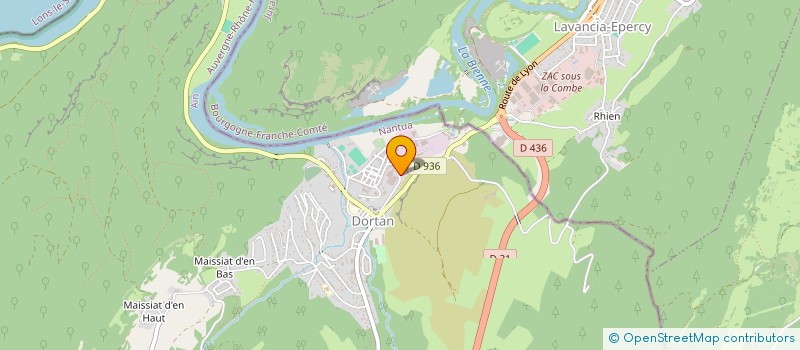 localisation de l'entreprise C.SERRAND  DORTAN