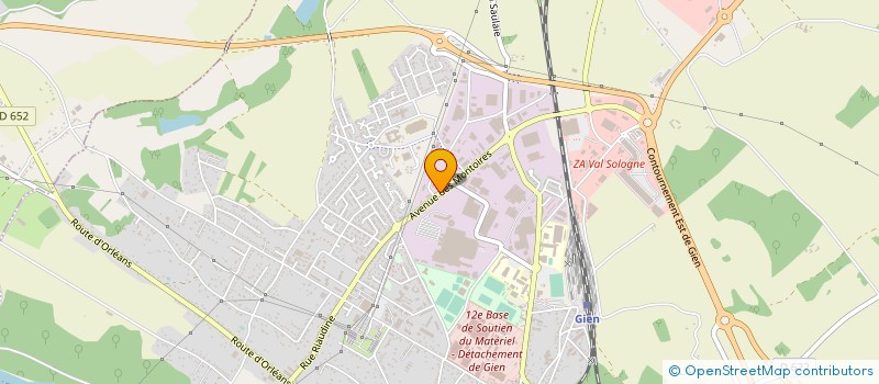 localisation de l'entreprise C.SERVICES INDUSTRIELS à GIEN