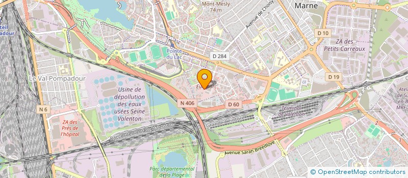 localisation de l'entreprise C SOFT à CRETEIL