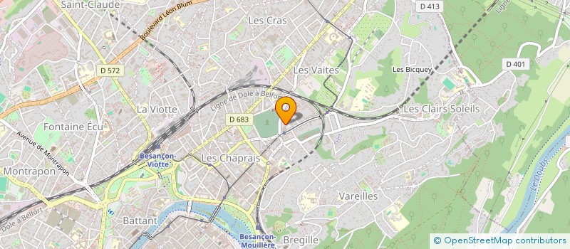 localisation de l'entreprise C-SOLUTION à BESANCON