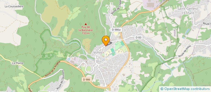 localisation de l'entreprise C'SOLUTION  RIOM