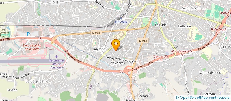 localisation de l'entreprise C-SOLUTIONS à ALBI